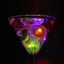 12pcs LED Ice Cubes Glowing Party Ball Flash Light Luminous Neon Wedding Festival Christmas Bar Wine Glass Decoration Supplies 2024 - buy cheap