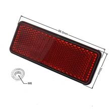 ATV REAR REFLECTOR FOR ATV MOTORCYCLE DIRT BIKE SCOOTER QUAD RED I LT37 Rectangle Reflector 2024 - buy cheap