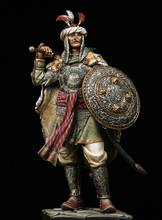 Unassambled 1/24 75mm Mughal ancient warrior 75mm Resin figure miniature model kits Unpainted 2024 - buy cheap