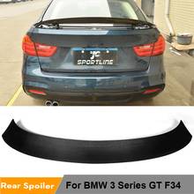 Fibra de carbono/frp tronco traseiro boot asa spoiler asa para bmw série 3 gt f34 grancoupe 4-door 2014 - 2017 tronco traseiro spoiler 2024 - compre barato