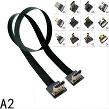 Cable plano flexible A2 PTZ FPV para cámara de monitor, cable dedicado estándar, Micro Mini HDMI, cable flexible 2024 - compra barato