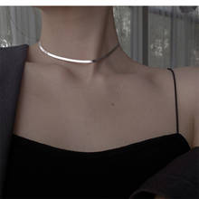 12 шт./лот модное ожерелье-чокер в виде змеи высококачественное ожерелье с металлической цепочкой для женщин 2024 - купить недорого