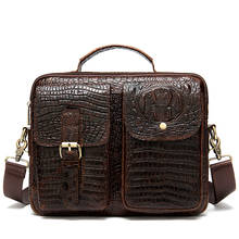 Men's Bag Genuine Leather Men's Shoulder Bags Male Leather Laptop Briefcase Messenger/Crossbody Bags for Men Handbag 2024 - buy cheap
