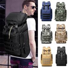 Mochila camuflada para uso ao ar livre, bolsa montanhismo, 40l, caminhadas, grande capacidade, viagem, montanha, escalada 2024 - compre barato