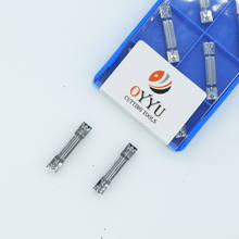 Oyyu-ferramenta de giro para torno, lâmina de alumínio para entalhar, mgehr, mgivr, cnc, mgmn 2024 - compre barato
