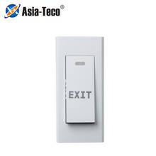 Botón de salida estrecho NO/NC/COM, botón de salida de montaje en pared, botón de liberación de puerta para sistema de Control de acceso eléctrico 2024 - compra barato