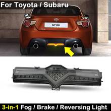 Светодиодный светильник для Toyota GT86 Subaru BRZ Scion FRS светодиодный задний противотуманный фонарь заднего хода светильник задние тормоза задний фонарь 2024 - купить недорого