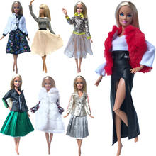 NK-Conjunto de ropa para muñeca Barbie, abrigo hecho a mano, pantalones vaqueros, ropa para muñeca Barbie, juguetes para niños, regalos, 05 JJ 2024 - compra barato