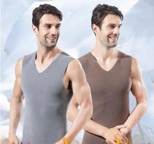 Roupa interior térmica masculina colete térmico inverno corpo quente camisetas confortáveis masculinas 2024 - compre barato