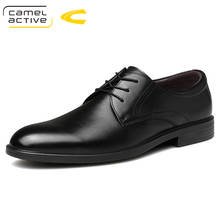 Camel Active-zapatos de vestir de cuero genuino para hombre, calzado informal elegante estilo Derby, para negocios, boda, Inglaterra 2024 - compra barato