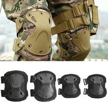 Outdoor Hunting Sports Army Airsoft Safety Protective Cover Elbow Knee Pad Set 2024 - buy cheap