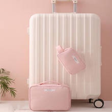 Multifunction Travel Cosmetic Bag Women Makeup Bags Big Pink Toiletries Organizer Waterproof Storage Make Up Wash Hanging Cases 2024 - buy cheap