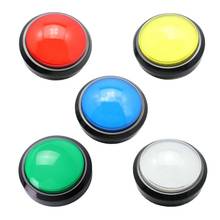 Botón redondo grande LED de 100mm con microinterruptor para máquina de juego Arcade DIY, alta calidad 2024 - compra barato