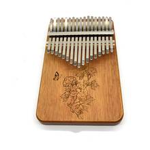 Good Quality Hot Sale Kalimba Musical Instrument Portable 17 Keys Acacia Thumb Piano Tune Hammer Kalimba mbira Keyboard 2024 - buy cheap