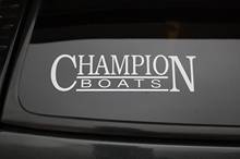 ¡Para Champion barco de pesca vinilo recortado pegatina calcomanía elegir Color y tamaño! Estilismo para coche V161 2024 - compra barato