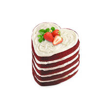 4PCS Heart Shaped Silicone Mold Sponge Chiffon Cake Moulds Rainbow Cake Baking Form Pan Cake Decorating Tool 2024 - buy cheap