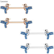 Leosoxs-anillo de acero inoxidable para el pecho, Piercing para el cuerpo con pasador, 2 piezas, gran oferta 2024 - compra barato