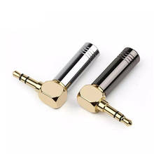 3.5 Jack 3 5 Headphone Plug 3 Pin Connector 90 Degree L-Shaped Elbow Right Angle DIY 3.5mm Adapter Repair Earphones Accessories 2024 - buy cheap