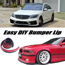 Bumper Lip Front Skirt For Mercedes Benz S MB W126 W140 W220 W221 W222 C217 / Bumper Deflector Spoiler Body Kit Strip Skirt 2024 - buy cheap