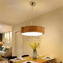 Lámpara de techo Led de empalme de troncos, luminaria de estilo nórdico, creativa, Vintage, para decoración de salón, dormitorio y cocina 2024 - compra barato