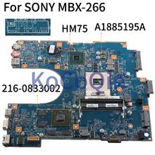 KoCoQin laptop Motherboard For SONY SVE15 MBX-266 Mainboard S1202-2 Z50CR 48.4RM02.021 A1885195A HM75 216-0833002 2024 - buy cheap