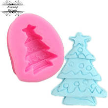 Xixing auto hecho pastel herramienta árbol de Navidad molde de gel de sílice postre decoración taza de papel para pastel de pasta de resina de arcilla polimérica molde 2024 - compra barato