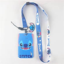 Figuras de Anime de Disney Stitch, Winnie Dumbo, oso de loto, producto de dibujos animados, accesorios de Cosplay, tarjetero informal, regalos 2024 - compra barato