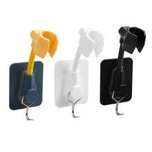RecabLeght Adjustable Shower Holder Wall Mount Bracket Shower Head Holder Bathroom Shelf With Hook Self-Adhesive Showerhead Rack 2024 - buy cheap