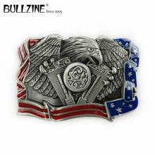 The Bullzine Eagle belt buckle with pewter finishFP-02802 with continous stock suitable for 4cm width belt 2024 - buy cheap