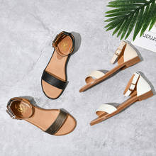 QZYERAI, новые летние стильные женские сандалии, модная пляжная женская обувь, женские сандалии из натуральной воловьей кожи 2024 - купить недорого