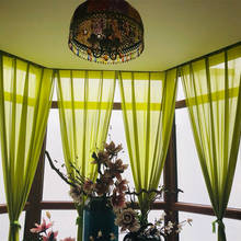 Cortinas románticas de color, cortina divisoria de estilo del sudeste asiático, cenefa decorativa para ventana de Spa y sala de estar, envío gratis 2024 - compra barato