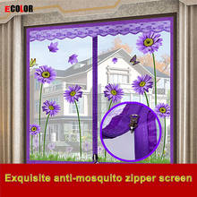 Summer mosquito screens Net self-adhesive window screen door curtain Velcro removable household decorative curtain 2024 - buy cheap