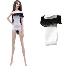 Nk nova boneca roupas maiô branco banho moda biquíni maiô para barbie boneca acessórios menina brinquedo roupas boneca 08x 2024 - compre barato