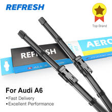 REFRESH Wiper Blades for Audi A6 C5 / C6 / C7 Fit Hook / Slider / Claw / Push Button Arms Model Year from 1997 to 2018 2024 - buy cheap