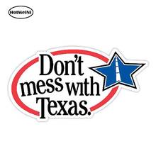 HotMeiNi 13cm X 7cm Don't mess with Texas Sticker Decal Window Bumper Trunk Car Stickers Vinyl Decals Car Accessories Graphic 2024 - buy cheap