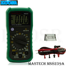 MASTECH-Mini multímetro Digital MS8239A, voltímetro de CC, CC, con probador de batería 2024 - compra barato