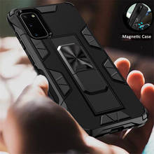 Luxury Armor Case For Samsung Galaxy S20 S 20 Ultra Magentic Ring Car Holder Cover for Samsung S20+ S 20 Plus 5G Phone Cases 2024 - buy cheap