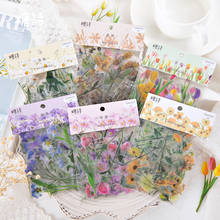 40 pcs/pack Lovely Floral Flower Diary Journal Sticker Label Scrapbooking Sticker Handbook Decoration album 2024 - buy cheap