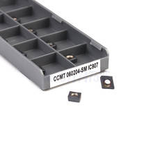 10 peças-ferramentas de corte para torno cnc ic907 ic908, inserções de metal duro, para processamento de aço inoxidável 2024 - compre barato