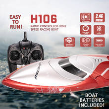 Tkkj H106 28km/h High Speed Racing Boat 2.4g 2ch 150m Remote Control Distance Mode Switch Self Righting Rc Boat Toy For Children 2024 - buy cheap