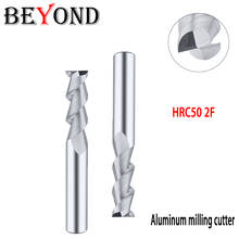 BEYOND Carbide Aluminum Milling Cutter 2Flutes Tungsten Steel End Mills CNC Machine Woodworking Lathe Tools 2024 - buy cheap