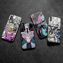 JoJo's Bizarre Adventure JoJo Anime Manga funda de vidrio templado para teléfono iPhone SE 6 6s 7 8 Plus X XR XS 11 PRO MAX 2024 - compra barato