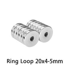 5~50PCS 20x4-5 mm Powerful Ring Loop Magnets 20*4 mm Hole 5mm Round Small Permanent Neodymium Magnet 20x4-5mm 20*4-5 2024 - buy cheap
