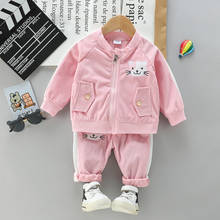 IENENS Child Kids Girl Tracksuits Clothing Sets Outfits Baby Toddler Infant Girls Clothes Suits Long Sleeves T-shirt + Pants 2024 - buy cheap