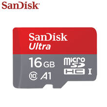 Sandisk ultra-cartão de memória micro sd, 16gb, 32gb, sdhc, 64gb, 128gb, sdxc, a1, c10, com alta velocidade, trans flash, para smartphone 2024 - compre barato