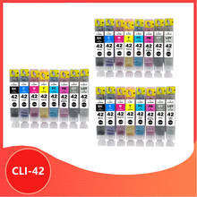 24 peças cartucho de tinta compatível para canon 42 cli42 CLI-42 cli 42 para canon pixma pro-100 impressora 2024 - compre barato
