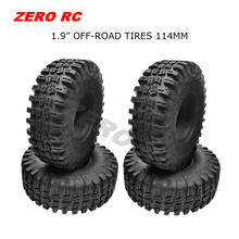 4PCS ROCK CRAWLER 1.9inch TIRES 114MM SOFT RUBBER TYRE With Foam For 1/10 RC CAR AXIAL SCX10 II III TRAXXAS TRX-4 JEEP CAPRA 2024 - buy cheap