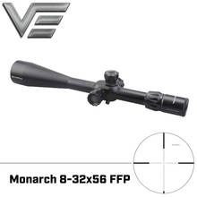 Vector Optics Monarch 8-32x56 FFP Tactical Riflescope 1/8 MOA Mildot Reticle with Mount & Sunshade Rifle Scope for Shooting 2024 - купить недорого