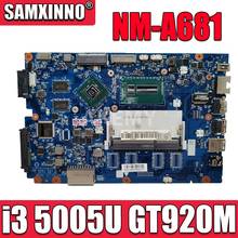 CG410/CG510 NM-A681 подходит для For Lenovo B50-50 100-14IBD Материнская плата ноутбука CPU i3 5005U GT920M DDR3 100% тестовая работа 2024 - купить недорого