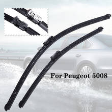 Wiper blades For Peugeot5008 from 2009 2010 2011 2012 2013 2014 2015 2016 2017 2018 2019 Clean car windshield 2024 - buy cheap